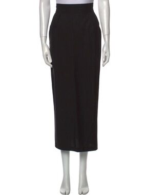 Dolce & Gabbana Black Midi Pencil Skirt